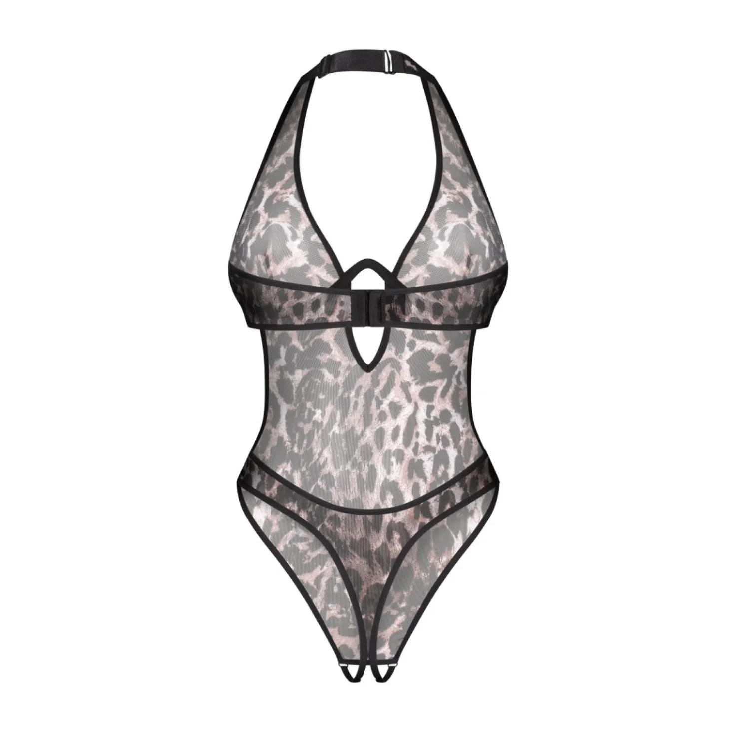 Obsessive - Addia Teddy Entrejambe Ouverte - Marron