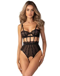 Obsessive – Body Ouvert à l’Entrejambe – Noir