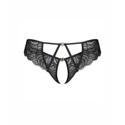 Obsessive - Divienne String Ouvert - Noir