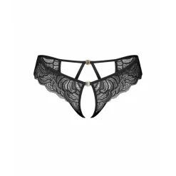 Obsessive - Divienne String Ouvert - Noir