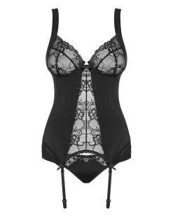 Obsessive - Ensemble Corset Porte-Jarretelles Heartine