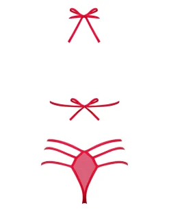 Obsessive - Ensemble de 2 pièces Giftella - Rouge
