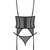 Obsessive - Freedom Euridia Corset et String - Noir
