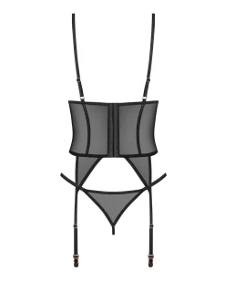 Obsessive - Freedom Euridia Corset et String - Noir