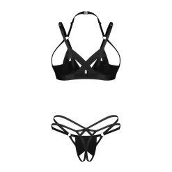 Obsessive – Keira Lise Ensemble 2 Pièces Ouvert – Noir