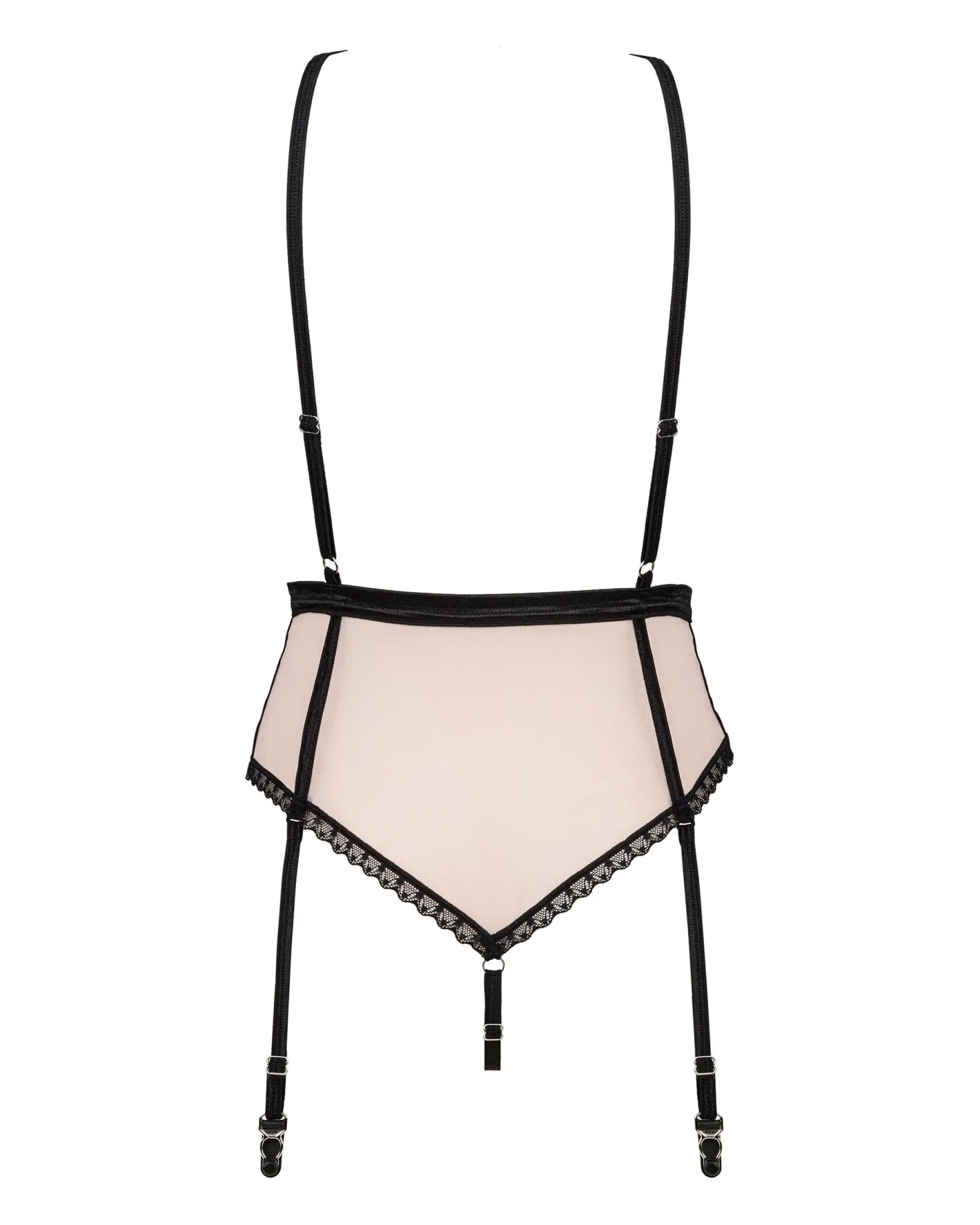 Obsessive - Lilines Teddy Porte-Jarretelles - Rose