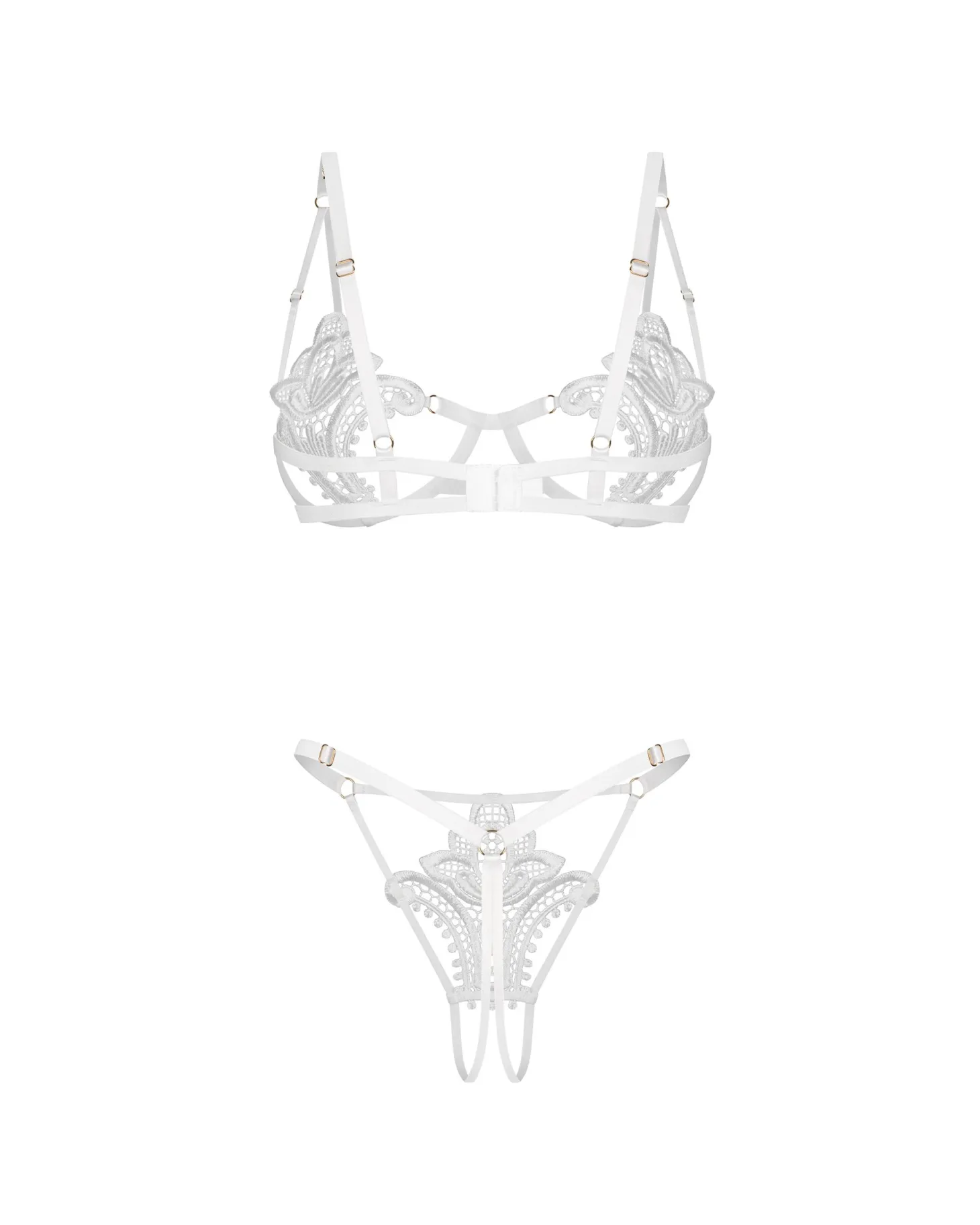 Obsessive - Luise Sublim Ensemble Ouvert - Blanc