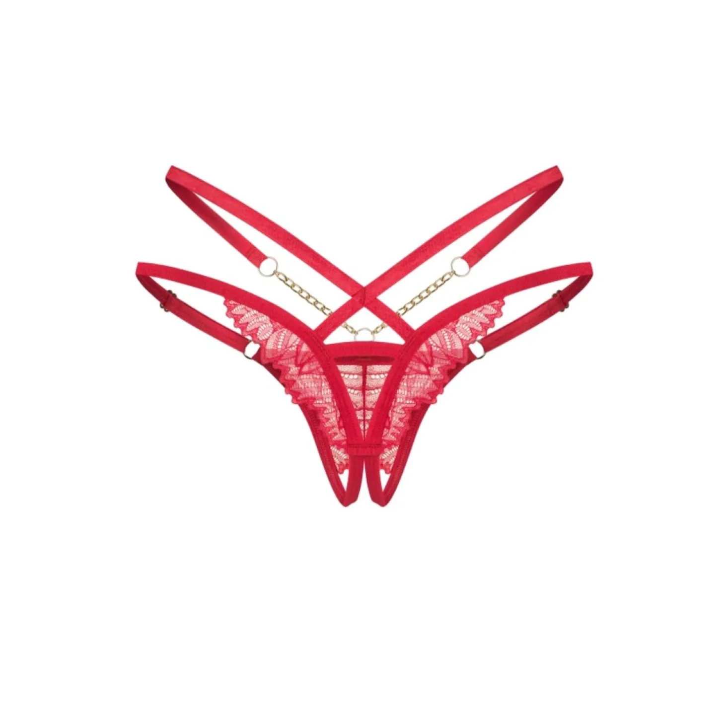 Obsessive – Matildea String Ouvert – Rouge