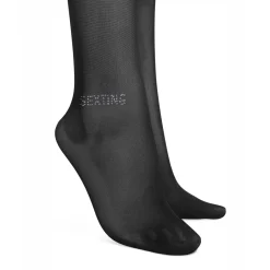 Obsessive - Norless Sexy Collant Ouvert - Noir