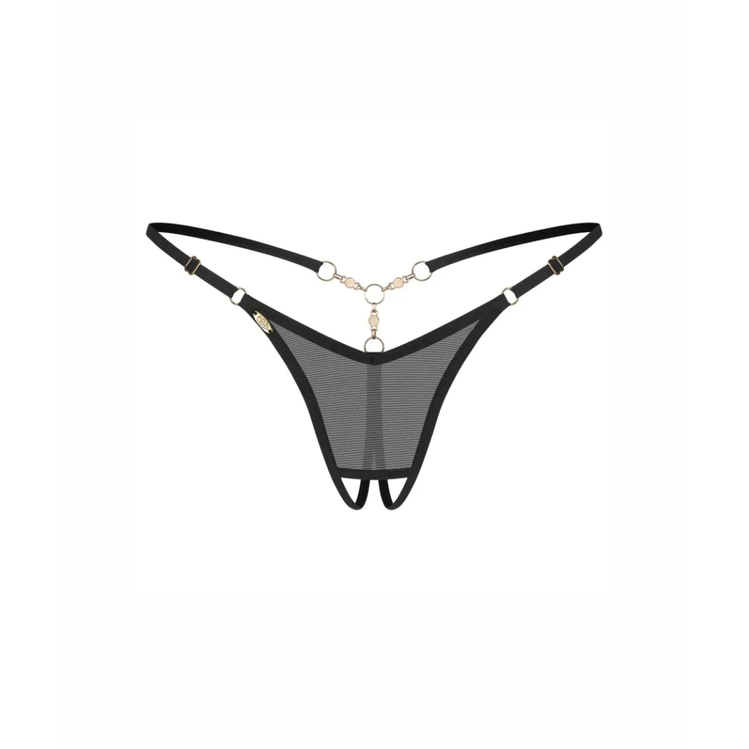 Obsessive - Oxaria String Ouvert - Noir