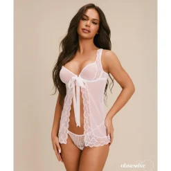 Obsessive - Weddya Babydoll - Blanc