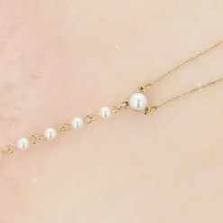 Otazu - Pearl Anklet Chevillere - Cream