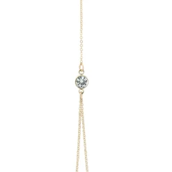 Otazu - Twin Crystal Anklet - Transparent