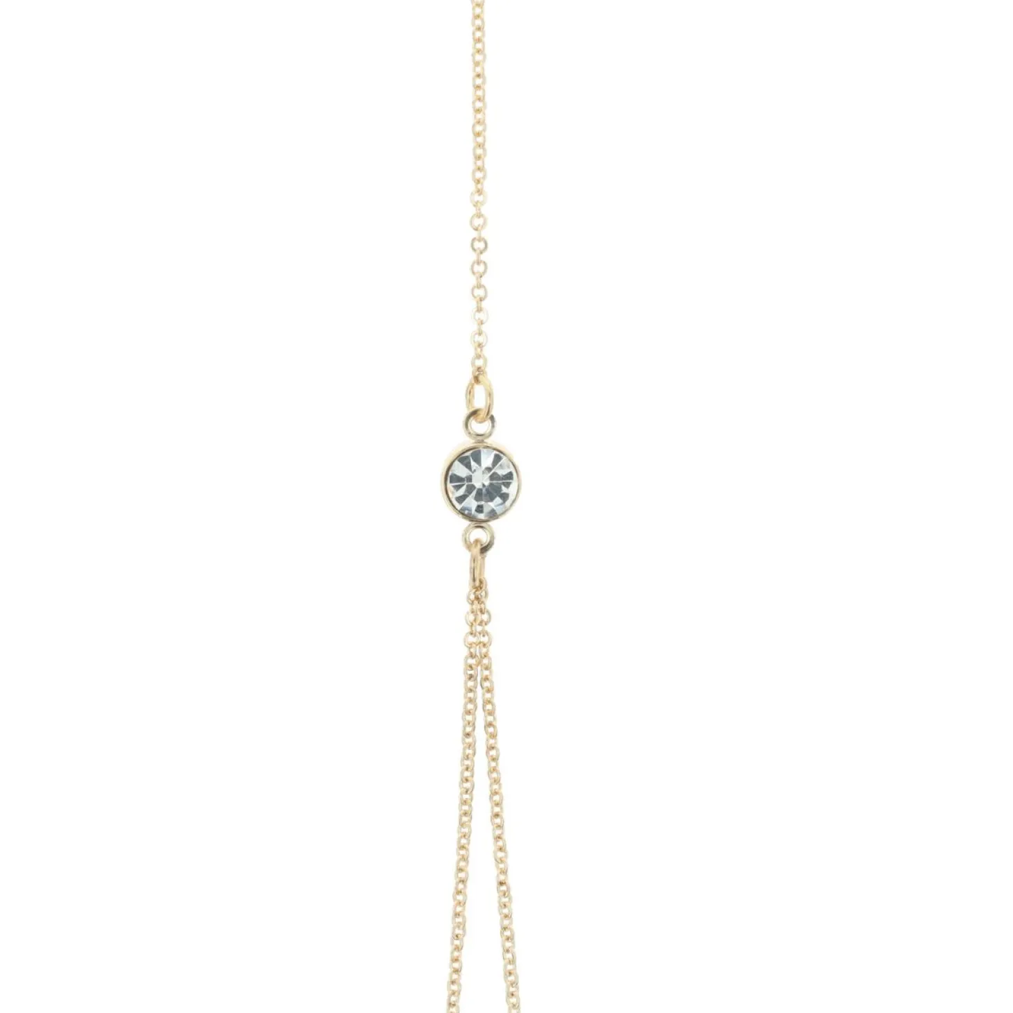 Otazu - Twin Crystal Anklet - Transparent