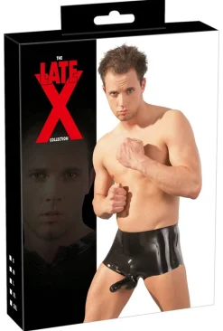 Pantalon latex homme noir