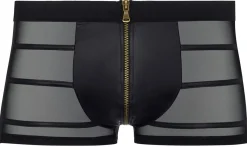 Pantalon translucide avec empiècements powernet