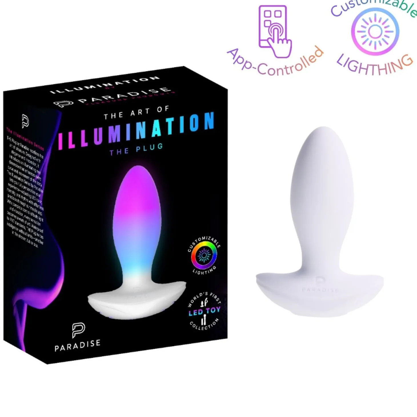Paradise Pleasure Products - Illumination The Plug - Blanc