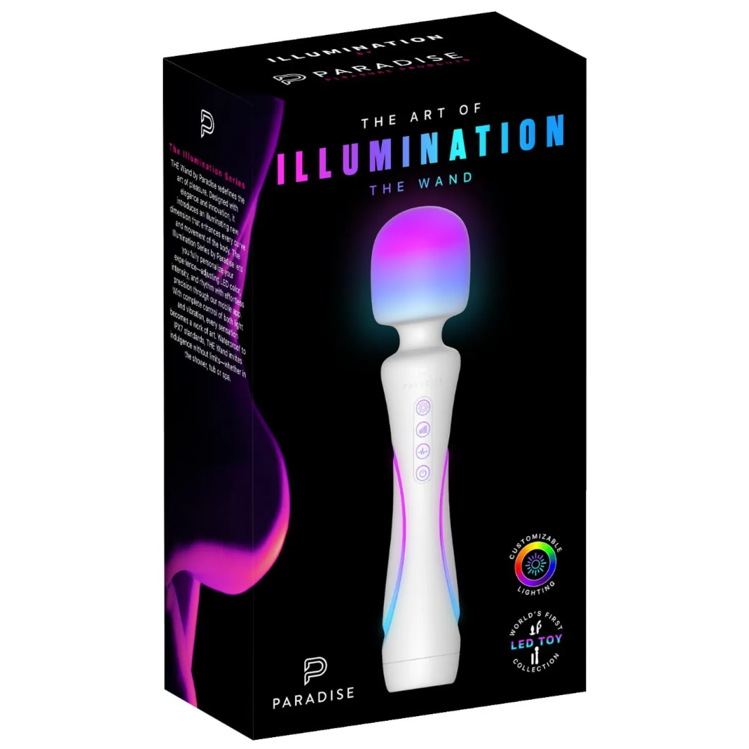 Paradise Pleasure Products - Illumination The Wand - Blanc