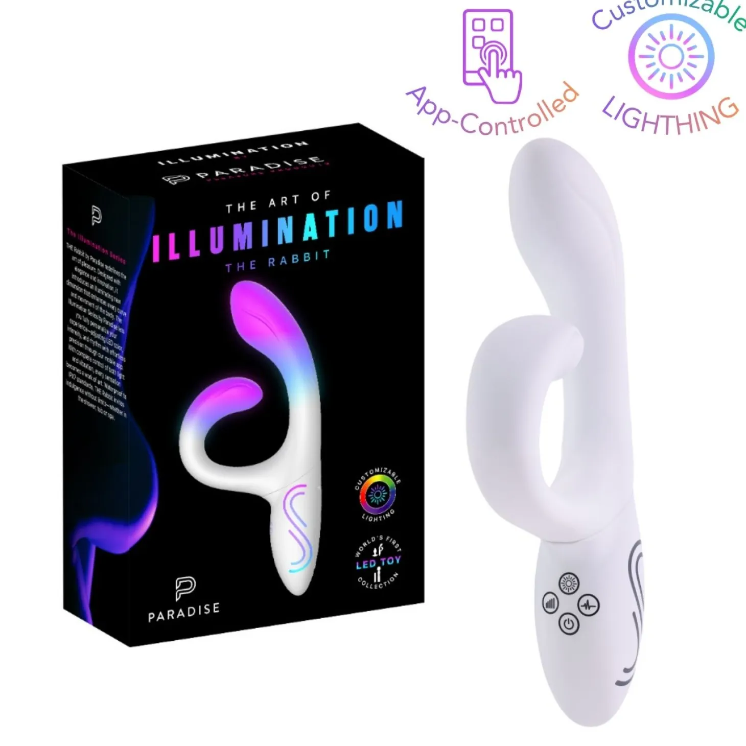 Paradise Pleasure Products - Illumination The Rabbit - Blanc