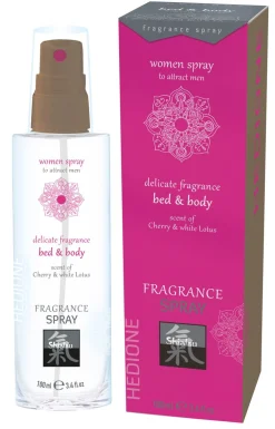 Parfum de lit et de corps de phéromone pour femmes - cerise et lotus blanc