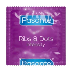 Pasante – Préservatifs Ribs & Dots – 12 pcs