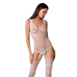 Passion - BS074 Catsuit - Blanc
