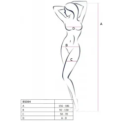 Passion - BS084 Catsuit - Blanc