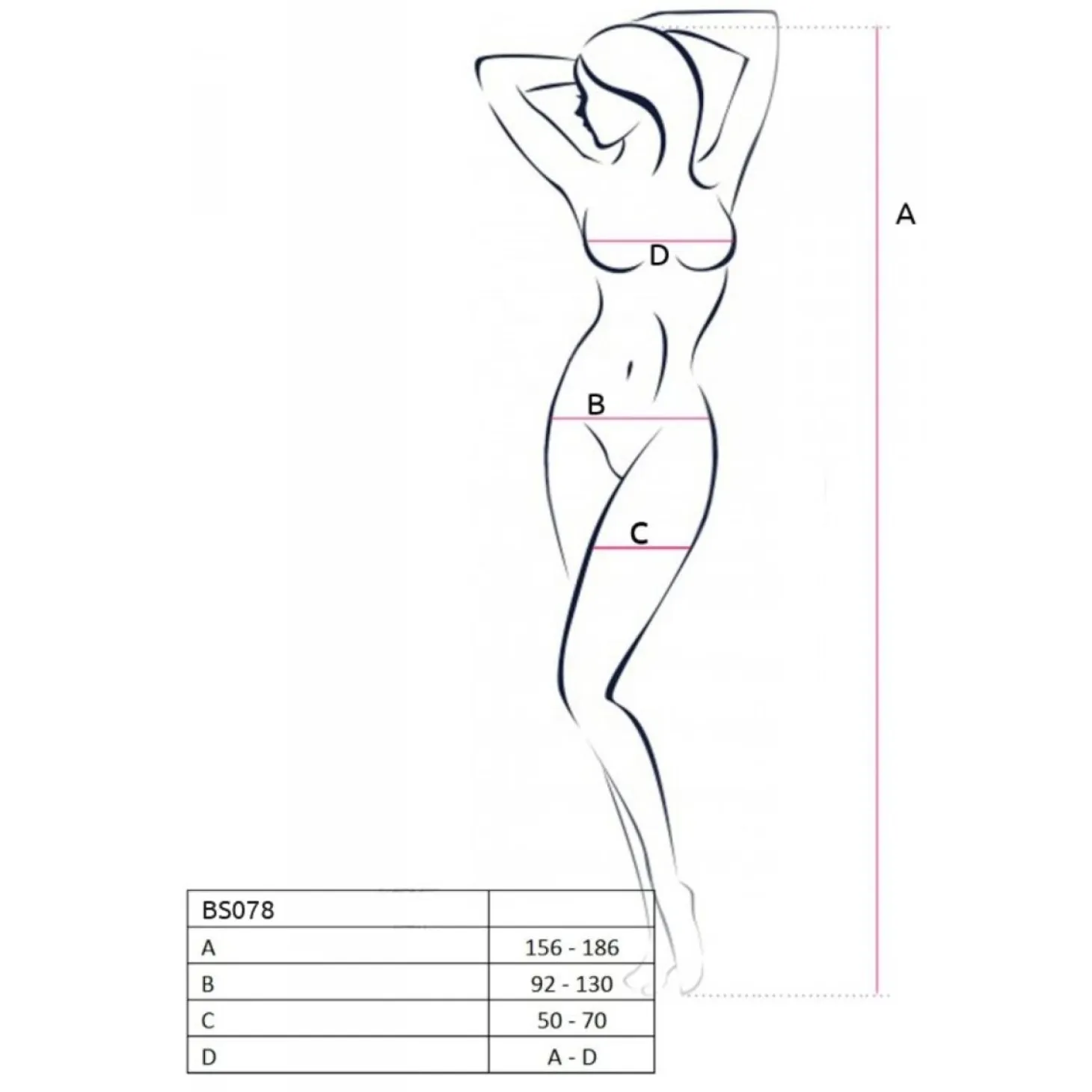 Passion - BS078 Catsuit - Noir