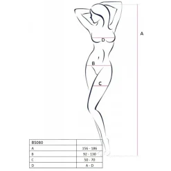 Passion - BS080 Catsuit - Noir