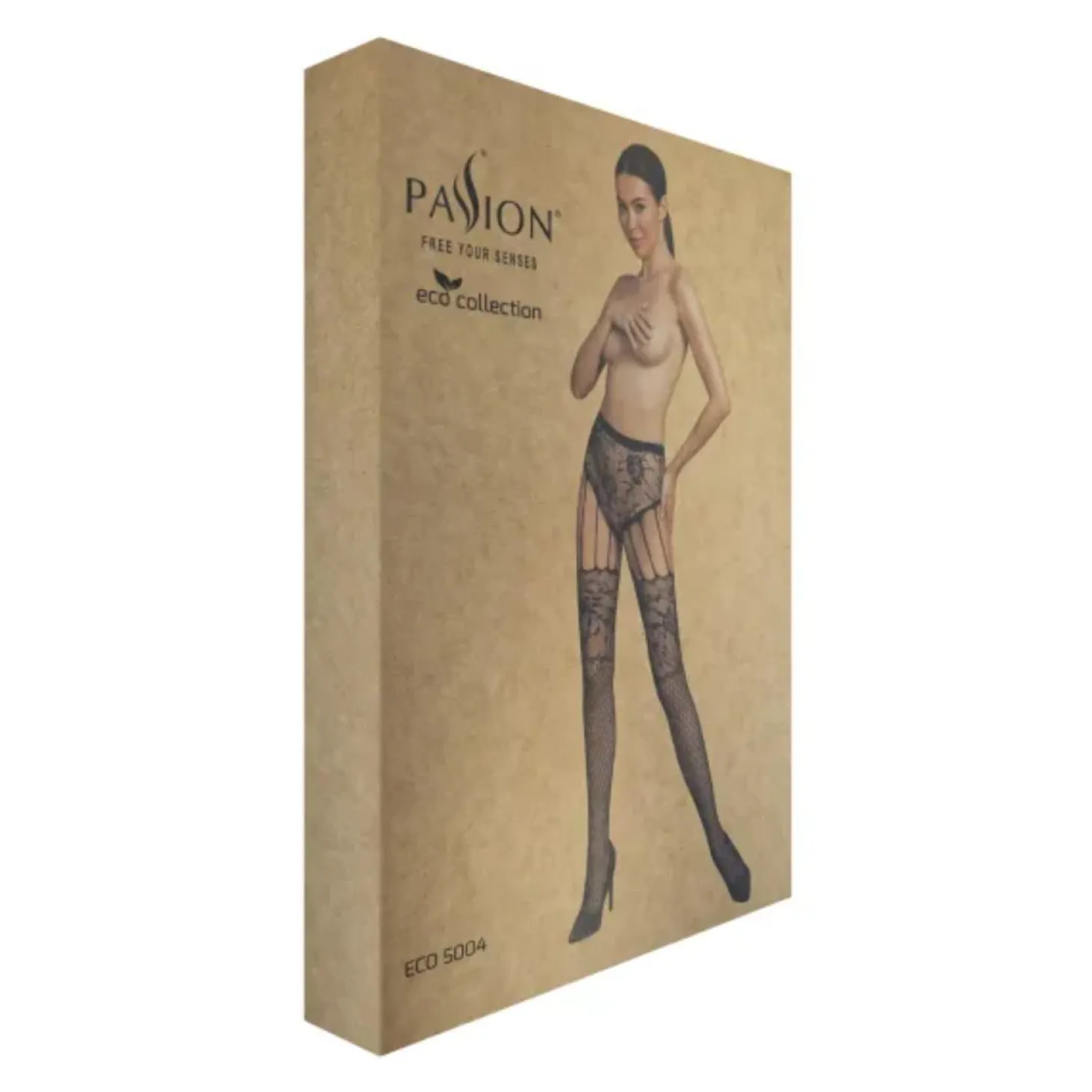 Passion ECO - S004 Bodystocking - Noir
