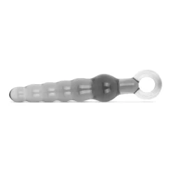 Perles Anales avec Boucle - Noir