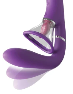Pipedream - Vibro avec stimulation clitoris et point G - Violet