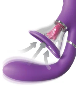 Pipedream - Vibro avec stimulation clitoris et point G - Violet
