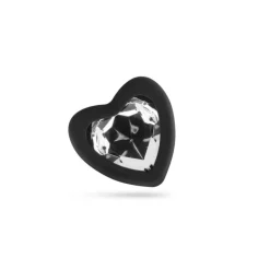 Plug Anal avec Diamant - Noir