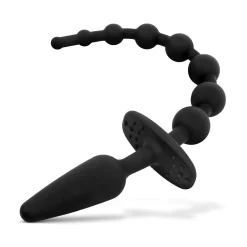 Plug Anal et Perles - Noir