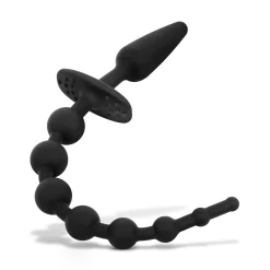 Plug Anal et Perles - Noir