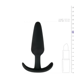 Plug anal L Noir - 12,5 cm