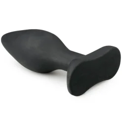 Plug anal noir en silicone - Large