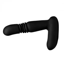 Plug anal à poussée en silicone avec télécommande