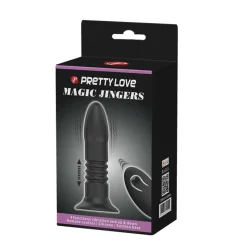 Plug anal vibrant/de poussée Magic Jingers