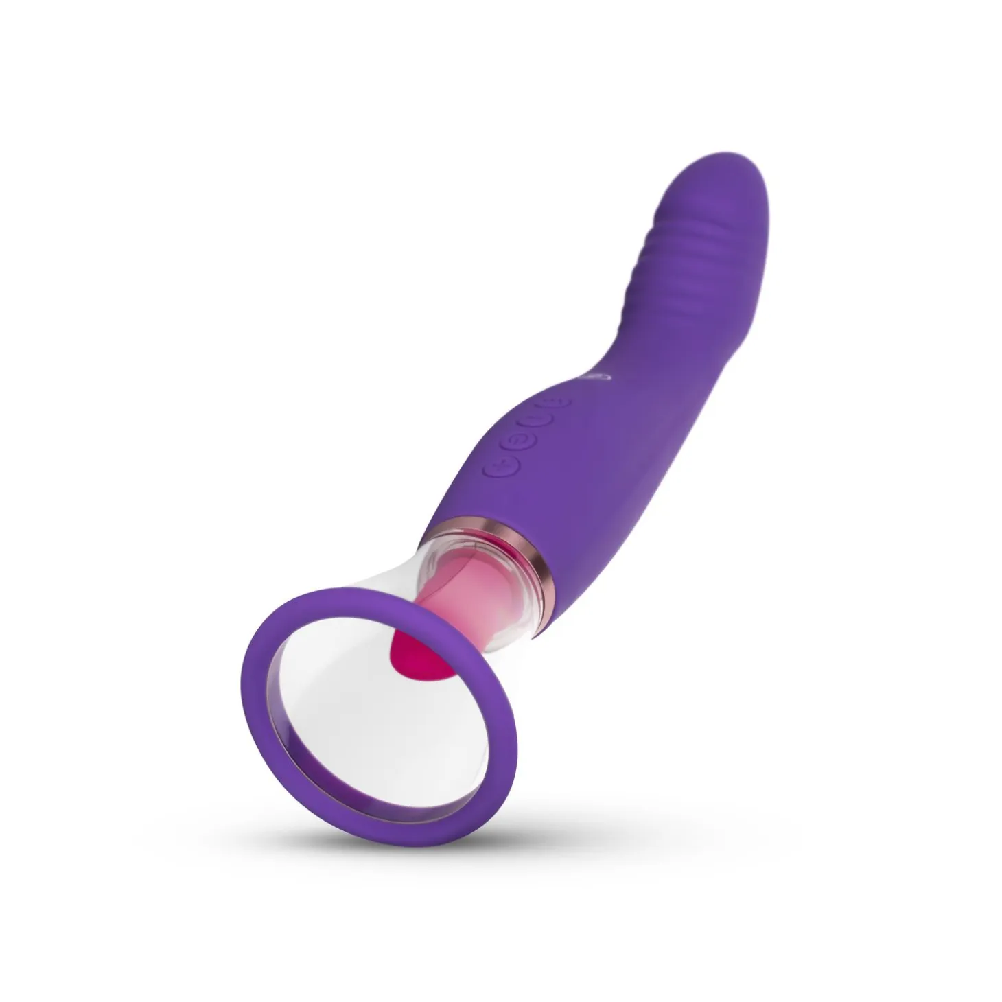 Pompe Pleasure Pump avec vibromasseur pour point G - Violet