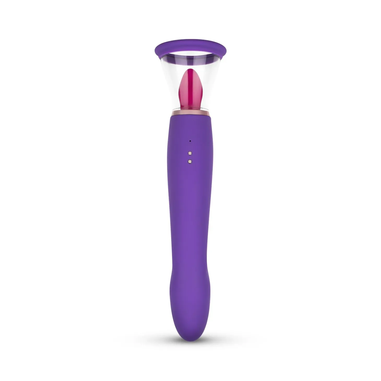 Pompe Pleasure Pump avec vibromasseur pour point G - Violet