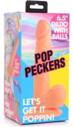 Pop Peckers - Gode Poppin 16,5 cm - Beige