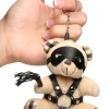 Porte-clés Teddy Bear bâillonné