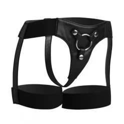 Porte-jarretelles avec harnais strap-on Bardot