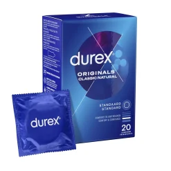 Préservatifs Durex Classic Natural - 20 pièces