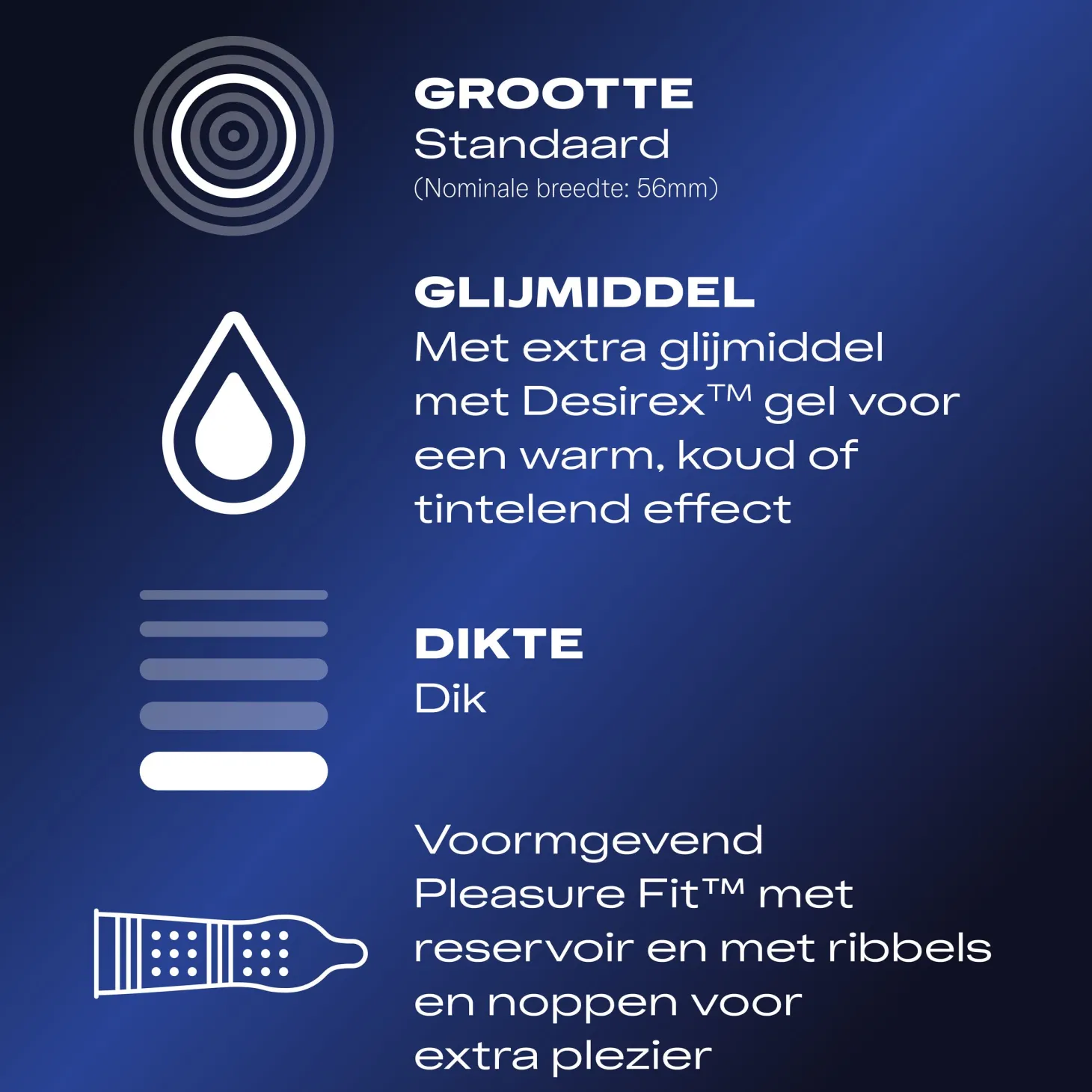 Préservatifs Durex Orgasm Intense - 10 pièces