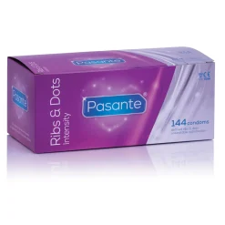Préservatifs Ribs & Dots Pasante Intensity 144 pcs