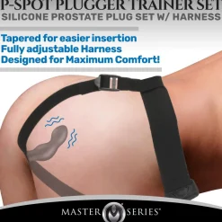 P-Spot Plugger Plug anal avec harnais et télécommande