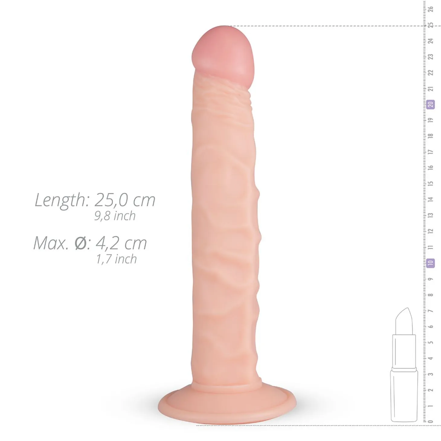 Real Fantasy - Gode réaliste "Scott" - 25 cm